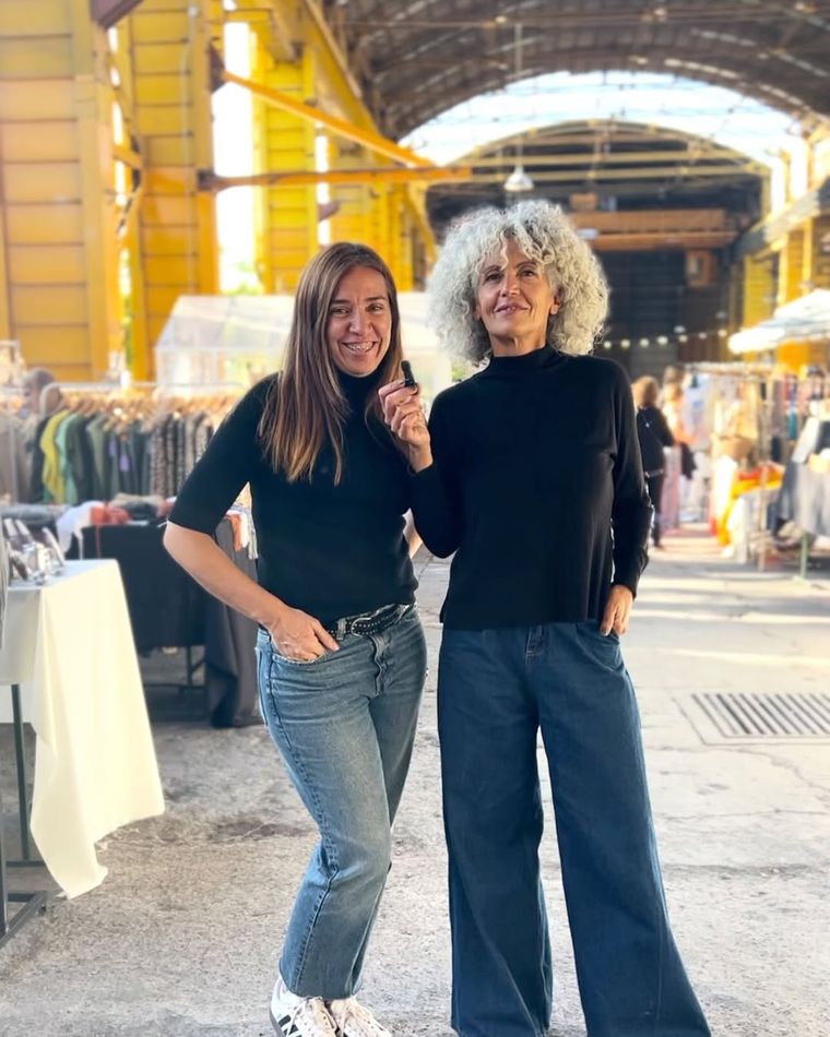 Las organizadoras de Flor de Feria: Florencia Da Souza y Belén Iacopini. Las organizadoras de Flor de Feria: Florencia Da Souza y Belén Iacopini.