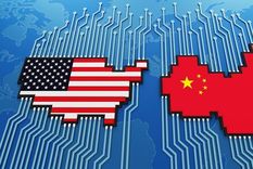 Estados Unidos y China están enfrascados en una guerra de recursos y tecnología. Foto: GETTY IMAGES