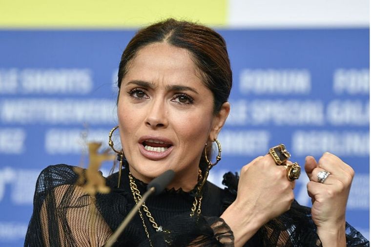 Salma Hayek Salma HayekEugenio derbez Foto: El mundo