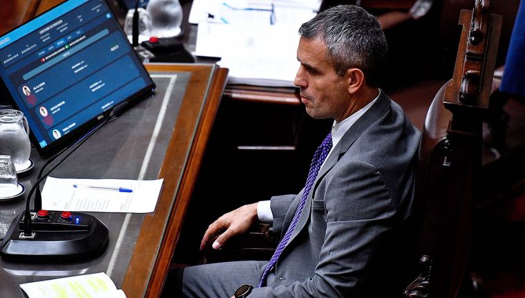 Martín Menem no consiguió la aprobación de la ley ómnibus Foto: Télam