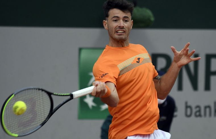 Lóndero, Delbonis y la épica batalla de argentinos que deslumbró en Roland Garros Foto: EFE