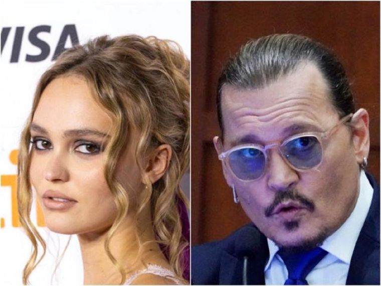 Johnny Depp y su hija Lily Rose