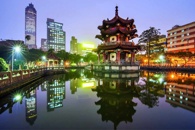 Taipei, capital de Taiwán.