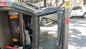 El accidente ocurrió en la esquina de Acoyte y Avenida Avellaneda.  Foto: Captura de video