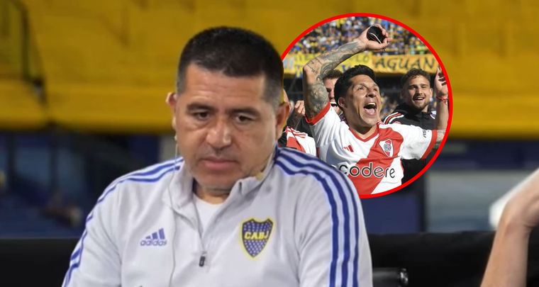 Riquelme y su reflexión sobre el arbitraje del último clásico. Foto: MDZ