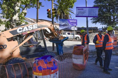 Guaymallén avanza con las obras en el entorno del Hospital Notti. Guaymallén avanza con las obras en el entorno del Hospital Notti.