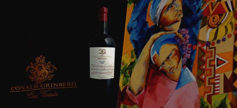 Conalbi Grinberg, fusión entre arte y vino Foto: Gabriela Aizcorbe / MDZ