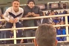 video: el gran gesto de battaglia con un hincha de velez de 14 anos que lo insultaba