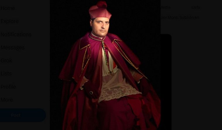 El exobispo Pablo de Rojas Sánchez-Franco. Foto: @PiaU_S_Pauli_Ap