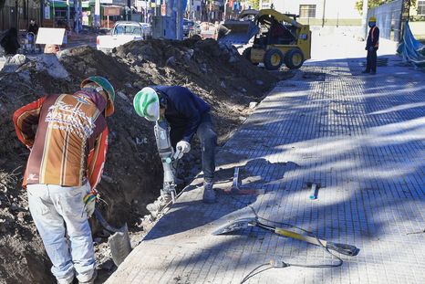 Avanzan las obras en el entorno de la Terminal de Ómnibus. Avanzan las obras en el entorno de la Terminal de Ómnibus.