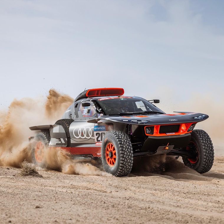 El Audi del español. Foto: @CSainz_oficial