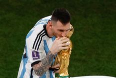 Messi conmovió a todos con su posteo. Foto: EFE