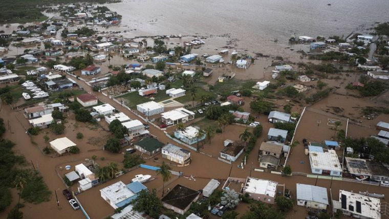 En Puerto Rico, Fiona dejó un desastre. Foto: News13.