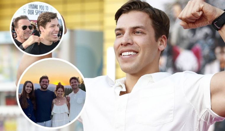 Joseph Baena tiene la aceptación de su padre Arnold Schwarzenegger, pero no así de sus cuatro medio hermanos.