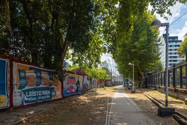 Así se ve hoy el parque ferroviario de Villa Urquiza. Así se ve hoy el parque ferroviario de Villa Urquiza.