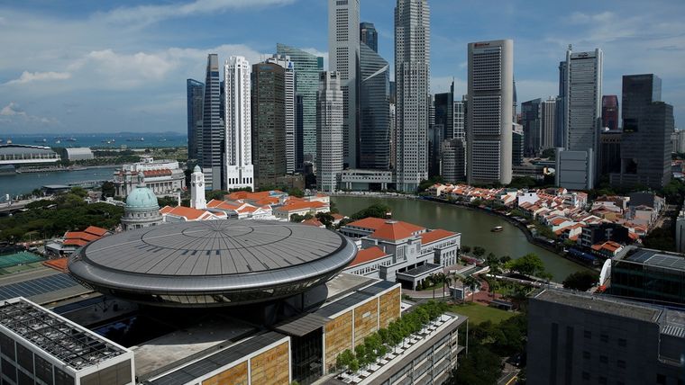 Edificio de la Corte Suprema de Singapur, el 27 de mayo de 2016.