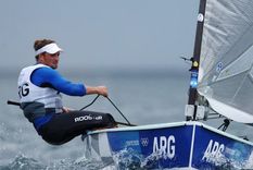 Olezza terminó sexto en la clase Finn de vela. Foto: Deportes Argentina