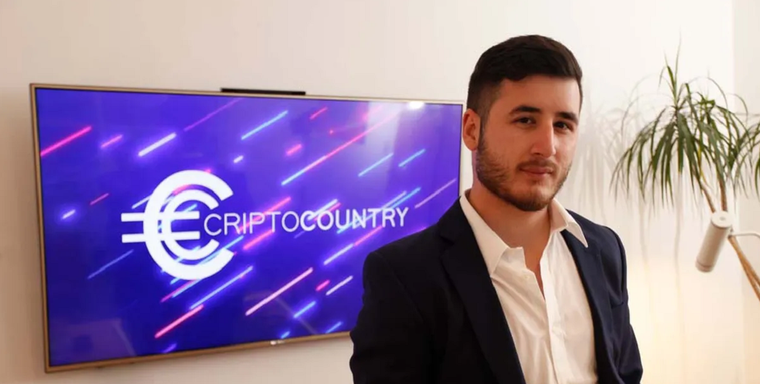 Giovanni Caroglio, detenido e imputado por estafas con criptomonedas en Mendoza Foto: NA