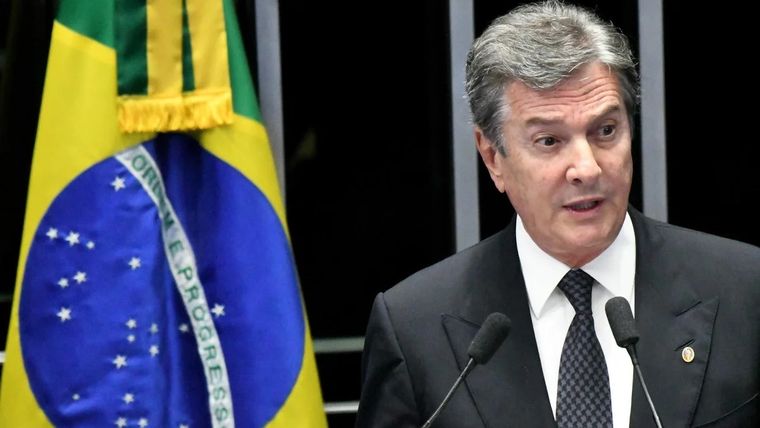 Collor de Mello, condenado por los delitos de corrupción y lavado de dinero, derivados de la causa denominada Lava Jato Foto: Archivo