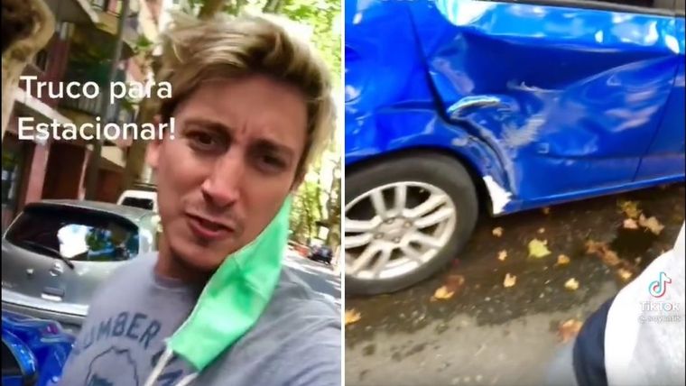 TikTok, video viral, auto