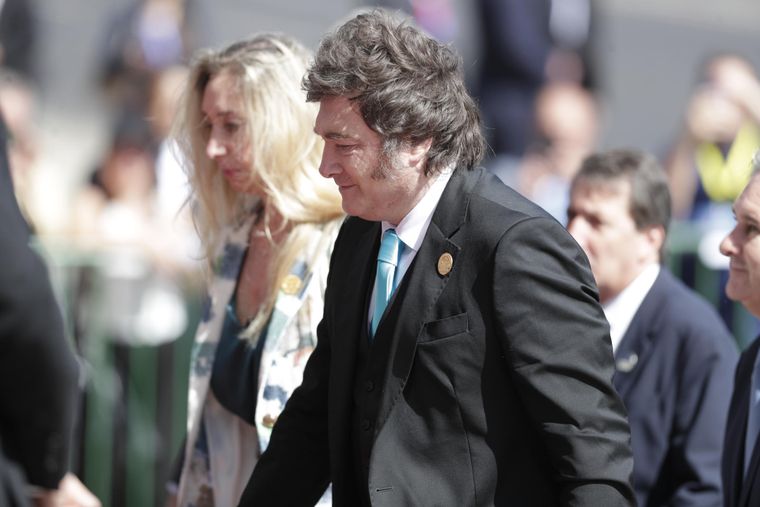 Javier Milei y Karina Milei