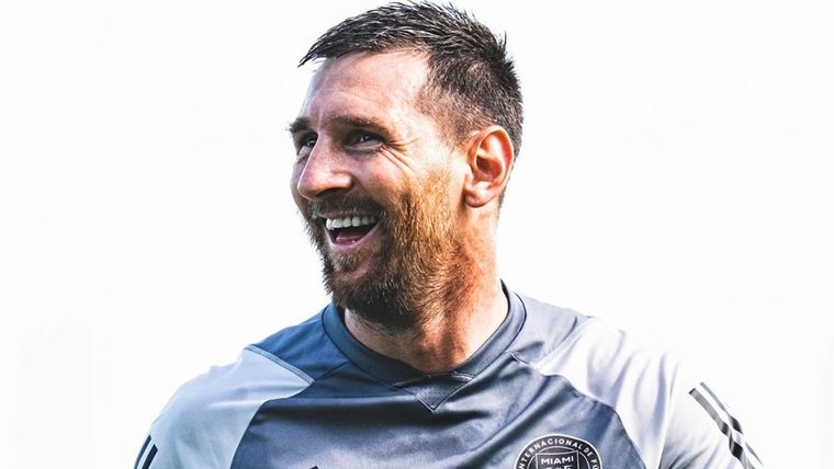 Messi volvería este sábado a las canchas. Foto: @InterMiamiCF