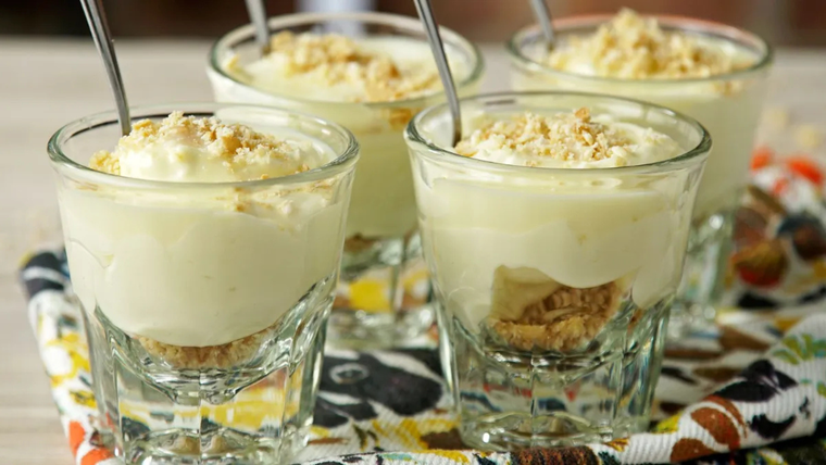 La receta combina texturas y sabores. La receta combina texturas y sabores.