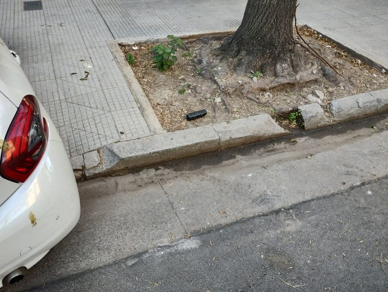 El paquete estaba en la puerta del domicilio