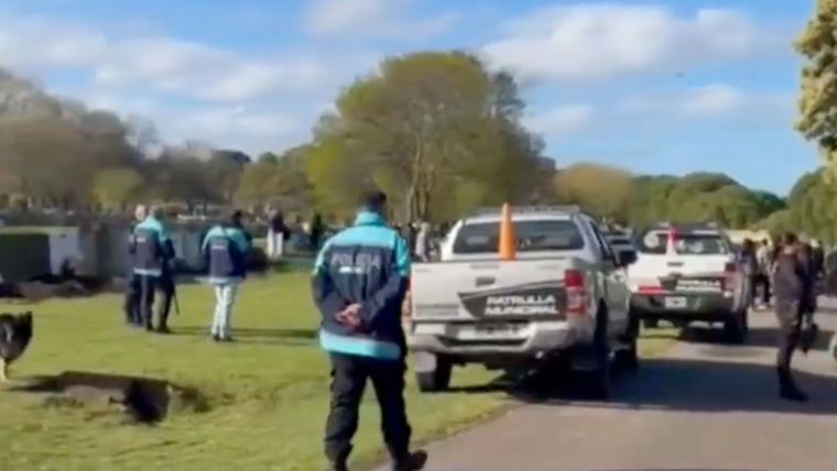 La despedida tumbera terminó con un fuerte despliegue de seguridad en Mar del Plata.