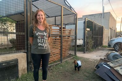 MDZol | Vanesa Delhom y su familia se vieron afectados por el feroz temporal del 7 de marzo Foto: Agustina Castro MDZ