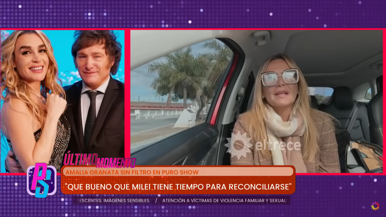 Amalia Granata habló sin filtro. Foto: captura de video YouTube/ El Trece. Amalia Granata habló sin filtro. Foto: captura de video YouTube/ El Trece. 