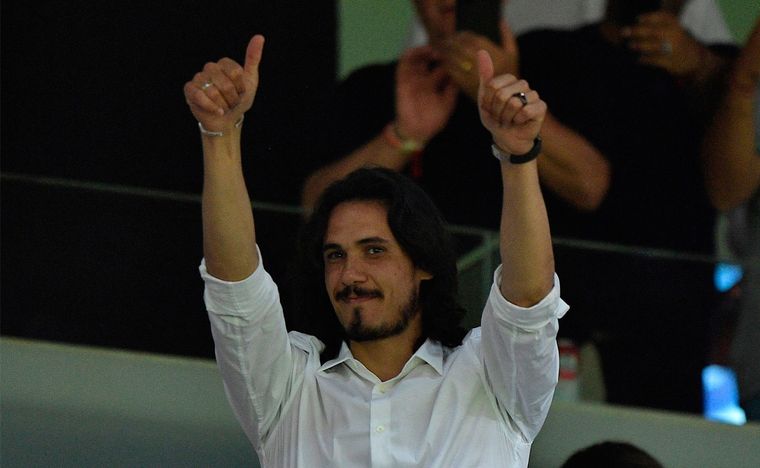 Cavani ya es jugador de Boca. Foto: Noticias Argentinas