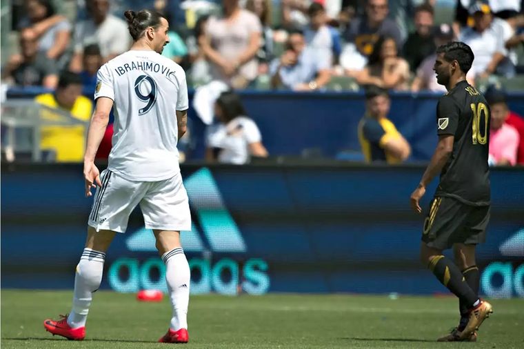 Zlatan, Vela y una histórica rivalidad. Foto: MLS