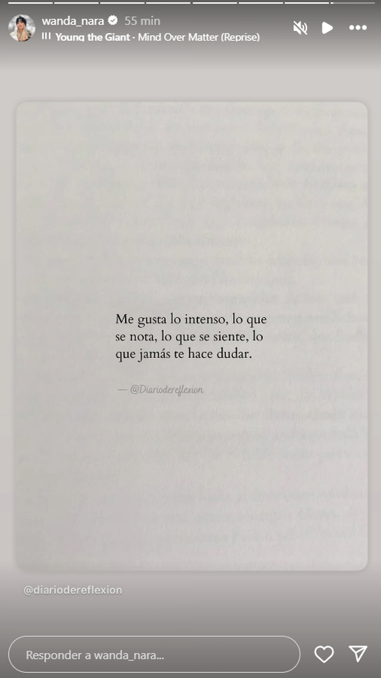 Wanda Nara y un misterioso posteo. Foto: captura de pantalla Instagram/ @wanda_nara. Wanda Nara y un misterioso posteo. Foto: captura de pantalla Instagram/ @wanda_nara.