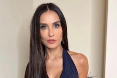 Demi Moore volvió al flequillo y recordó a Striptease.
