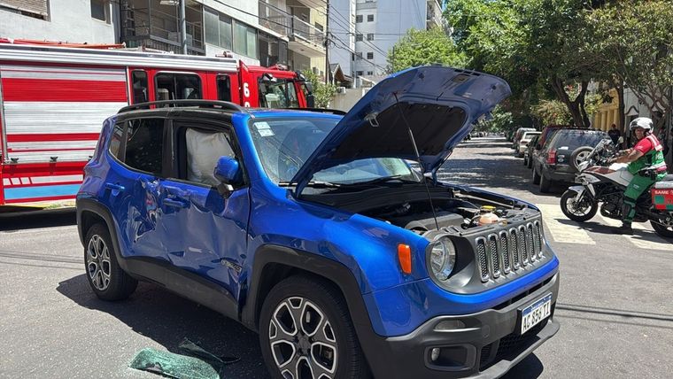 El accidente ocurrió en las calles Lavalleja y Aguirre. Foto: X