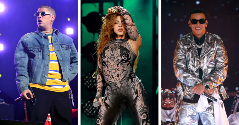 Bad Bunny, Shakira y Daddy Yankee están en la lista pero hay al menos nueve artistas más de América Latina y la española Rosalía.