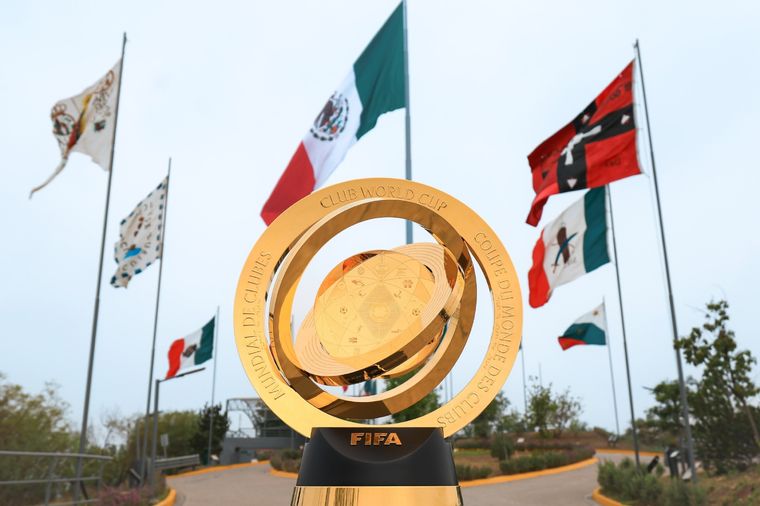 El trofeo del Mundial de Clubes estuvo hace unos días en la ciudad de Monterrey. Foto: @Rayados