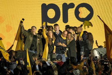 MDZol | Jorge Macri con candidatos del PRO en el acto de lanzamiento de la lista que encabeza Silvia Lospennato  en el Planetario. Foto: Noticias Argentinas
