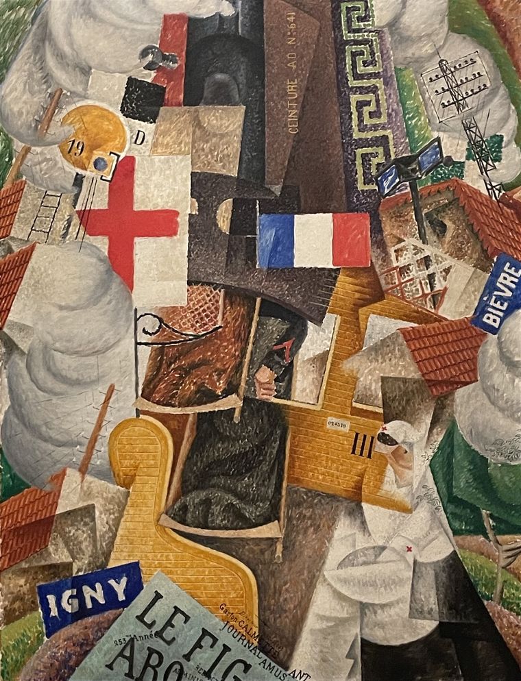 Gino Severini, “El tren de los heridos”, 1915 Gino Severini, “El tren de los heridos”, 1915