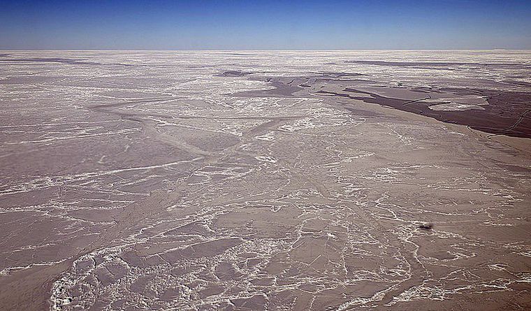 La plataforma de hielo de Filchner-Ronne, en el Mar de Weddell (Antártida) podría comenzar a derretirse rápidamente. Foto Dpa La plataforma de hielo de Filchner-Ronne, en el Mar de Weddell (Antártida) podría comenzar a derretirse rápidamente. Foto Dpa