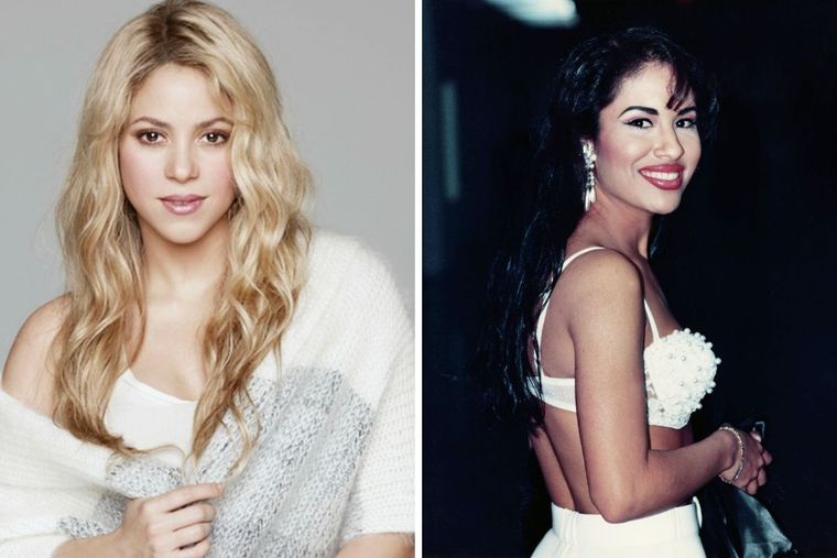 Shakira Selena Quintanilla y Shakira Foto: Cosmopolitan