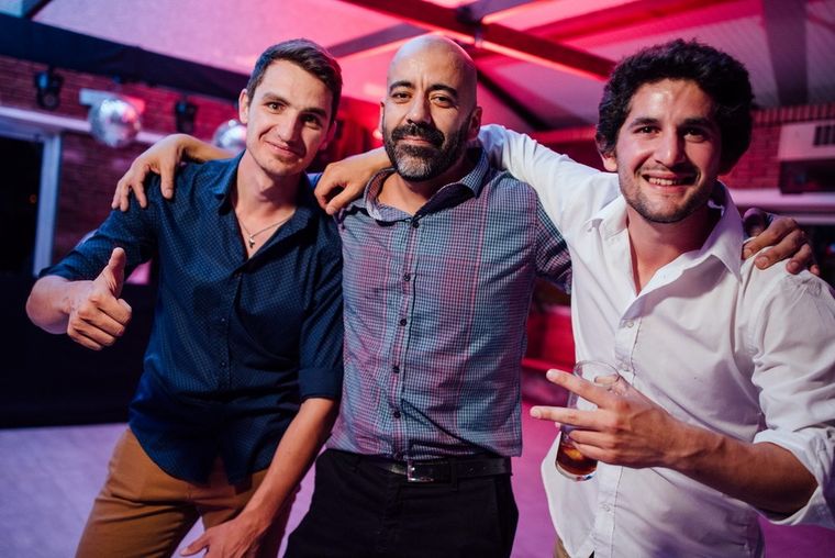Una noche distendida luego de un gran año de trabajo.