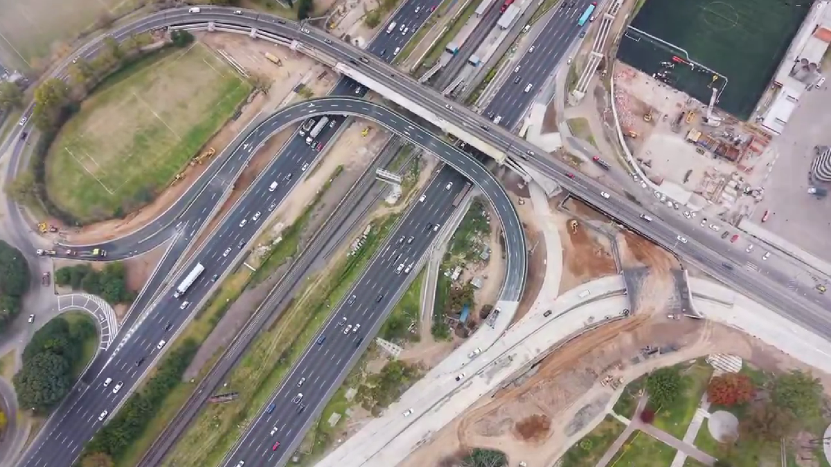 Se habilitó la primera fase del nuevo Puente Labruna: cómo se ve y cómo cambia el tránsito en Núñez