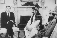 Reagan recibió a líderes muyahedines. Foto: GETTY IMAGES