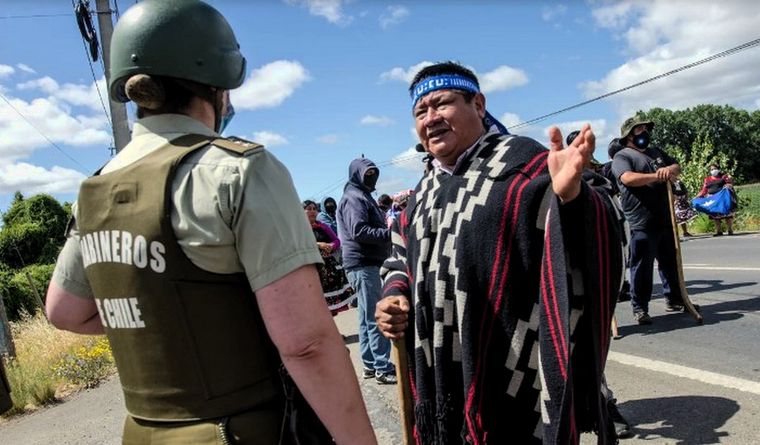 Mapuches Chile Los mapuches llevan muchos años de lucha social en Chile. Foto: Efe.