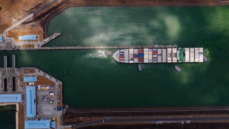 Vista de la zona del Canal de Panamá Foto: Shutterstock