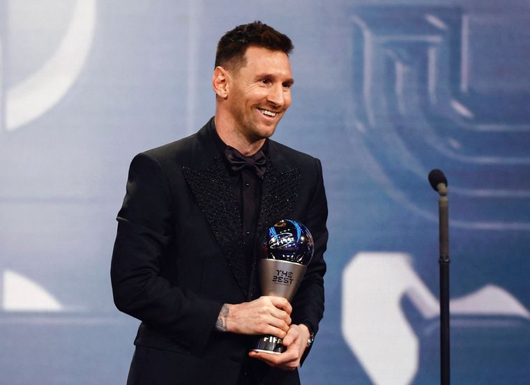 Messi era el flamante ganador del premio The Best, pero fue destronado por Vinícius. Foto: archivo