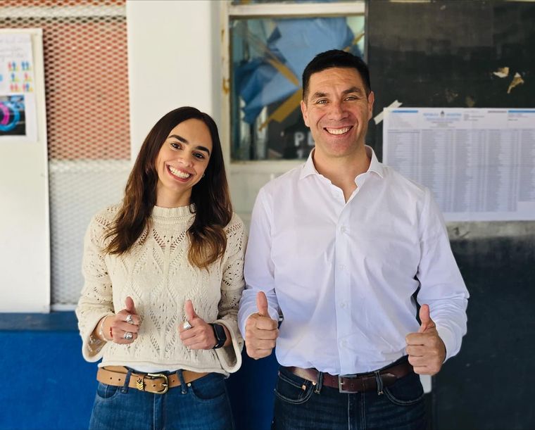 Facundo Correa Llano junto a la nueva diputada nacional Julieta Metral. El silencio se extiende a toda La Libertad Avanza.&nbsp;