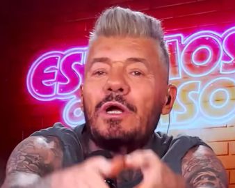 Tinelli protagonizó un tenso cruce.